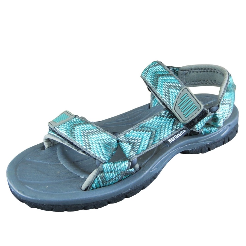 Northside ‎ Women Strappy Sandal Shoes Size 6 Medium Blue Synthetic